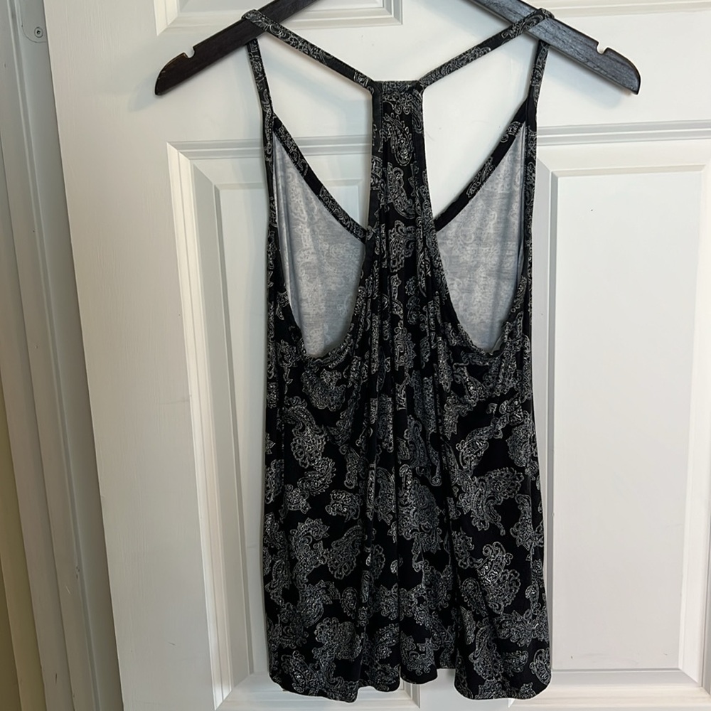 Paisley Racer Back Tank Top - Picture 3 of 10